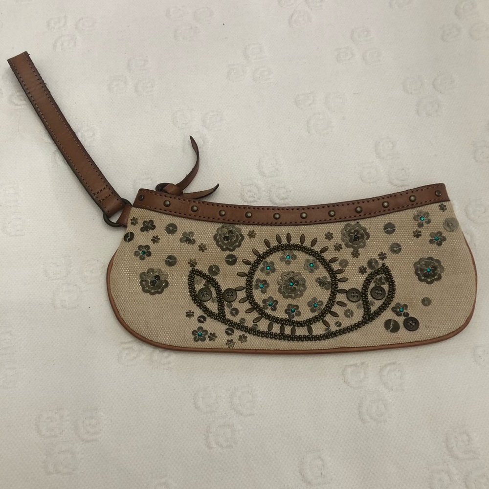 Boho Beaded Wristlet